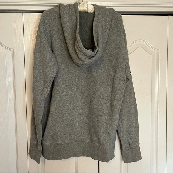 Nike Alabama Crimson Tide Fly Rush Mens Hoodie Heather Gray Sz L Pullover Swoosh - Picture 9 of 11